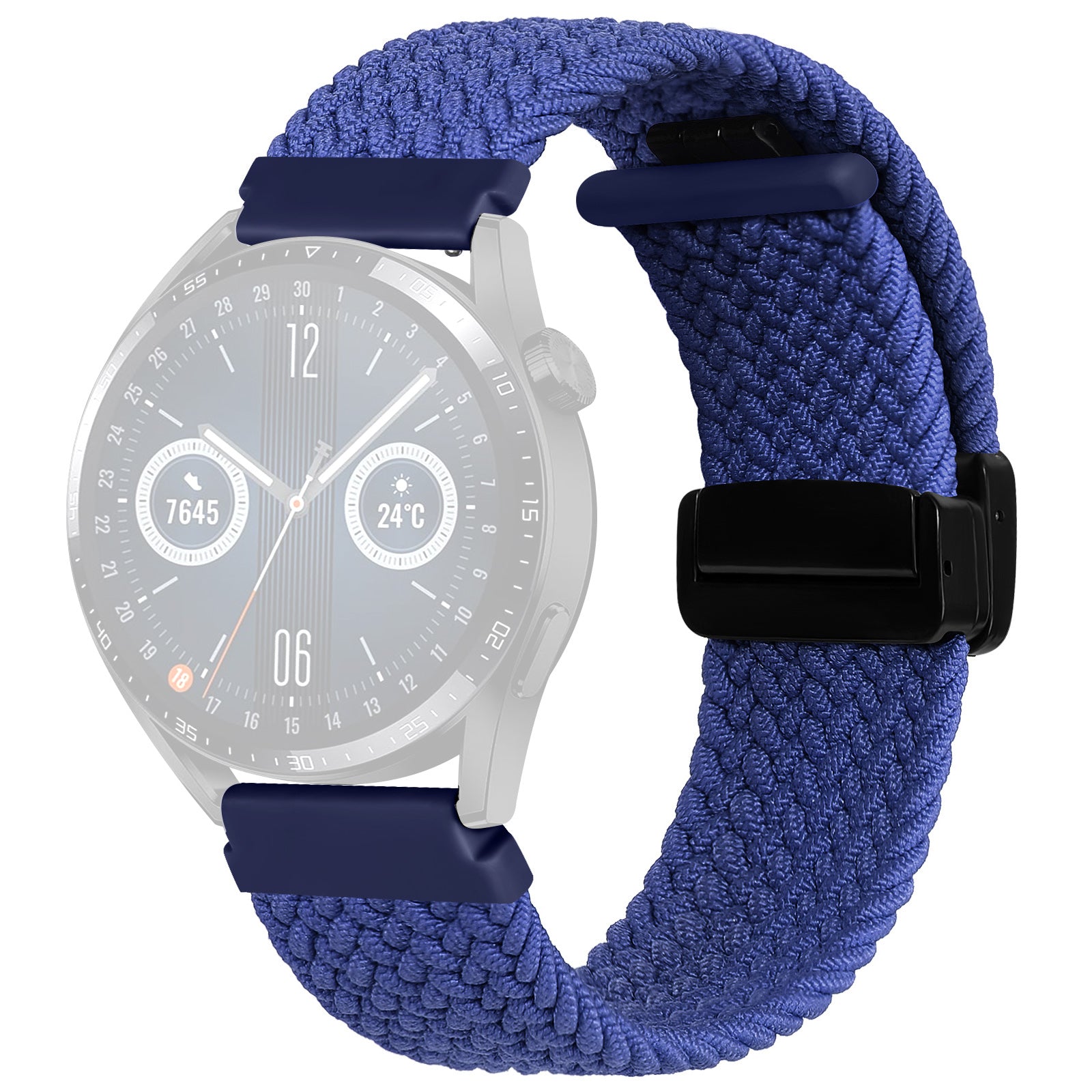 For Garmin Forerunner 265 255 Vivoactive 4 Venu 2 Nylon Watch Strap 22mm Replacement Watchband with Folding Buckle For Garmin Forerunner 265 255 Vivoactive 4 Venu 2 Nylon Watch Strap 22mm Replacement Watchband with Folding Buckle